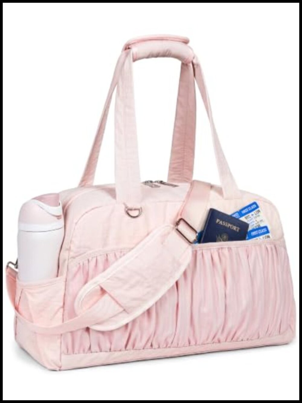 Weekender Travel Duffle Bag for Women, Carry On Personal Item with Luggage